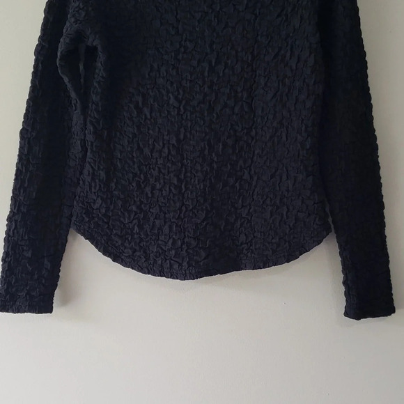 Sno Skins Long Sleeve Top Women's Medium Navy Blue Minimalist Comfy Neutral - Picture 3 of 10